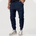 Men's Casual Loose Long Pants Multi Color Versatile Outdoor Sports Cargo Mid Waist Polyester Autumn Wear Black Gray Khaki Light_viptrois.com