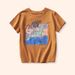 Mother & Kids Summer Children's Short Sleeved Cotton T Shirt Boys' Casual Fashion Short Sleeved Tops Small And Medium Children's Clothing_viptrois.com