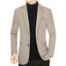 CT 2025 Spring And Autumn Middle-aged Men's Blazer Dad's Thin Business Casual Jacket Single Suit Men_viptrois.com