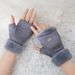 Women's Gloves Suede Flip Cover With Finger Loosening Function For Women, Autumn And Winter, Outdoor Cycling, Wear Resistant And Durable_viptrois.com