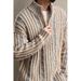 American Style Color-Block Half-Zip Knitted Sweater For Men, Autumn And Winter Thickened Lazy Warm Jacket Trendy_viptrois.com