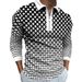 Men's Autumn Winter New Digital Printing T-shirt Casual Long Sleeve Polo Shirt_viptrois.com