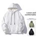 Sweater Men's Hooded Solid Color Night Reflective Strip Hooded Sweater Men's Loose Couple Sweater Men's And Women's Sweater_viptrois.com
