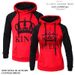 Men's Clothing autumn and winter new hooded pullover color matching couple sweatshirt_viptrois.com