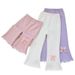 Young Girls Clothing Spring And Autumn Girls Bell Bottom Pants Children's Pants Outer Wear New Style Princess Style Student Casual Trousers_viptrois.com