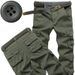 German Environmentally Friendly Fabric Overalls, Fattened And Enlarged Loose Casual Pants, Elastic Waist Pure Cotton Working Pants For Men_viptrois.com