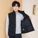 Sleeveless Autumn Winter Vest Men's Silk Cotton Multi-Pocket Design_viptrois.com