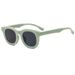 Men's Sunglasses Round Sunglasses High End Retro Trend Sunglasses Internet Celebrity Same Style Plain Casual Versatile Sun Visor_viptrois.com