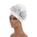 special supply of space layer side satin two sequins large flowers African hat Muslim hat Baotou hat_viptrois.com