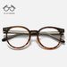 Women's Glasses Retro Plate Round Frame Men's And Women's TR90 Plug In Feet Anti Blue Light Glasses Frame Myopia Can Be Matched_viptrois.com