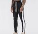 Men's Color Block Sports Pants - American Style Loose Fit Casual Joggers With Logo Detail For Summer_viptrois.com