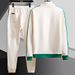 Men's Clothing 2024 New Suit Men's Clothing Spring And Autumn Handsome Men's Clothing With Sports Basketball Sweatshirt And Sweatpants Two-Piece Set_viptrois.com