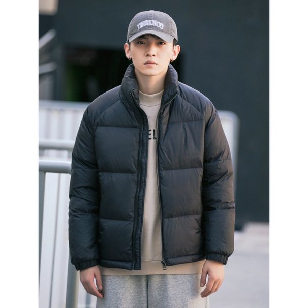 Loom Down Cotton Short Winter Thickened Lightweight Stand Collar Men's Workwear Jacket 2024 New Niche High-end_viptrois.com