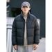 Pure Down Cotton Short Winter Thickened Lightweight Stand Collar Men's Workwear Jacket 2024 New Niche High-end_viptrois.com
