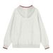 Creative Flocked Embroidery Hoodie Loose Casual Men's Design Vibe Trendy Streetwear Sweatshirt_viptrois.com