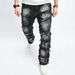 Men's Clothing Slim Fit Bootcut Trousers Men's Hip Hop High Street Men's Jeans_viptrois.com