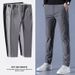 Men's Clothing Fashion Pants Spring Trend Men's Solid Color New Casual Outer Wear_viptrois.com