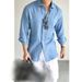Men's Clothing Men's Long Sleeved Shirt Breathable Lapel Solid Color Cotton Linen Wrinkle Free Cardigan For Formal & Casual_viptrois.com