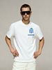 Men's Clothing Regular Cotton Short Sleeved T Shirt Casual Trend Unisex Summer Ins White Round Neck Top Trendy Versatile Half Sleeve_viptrois.com