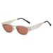 American Style Metal Cat Eye Personalized Concave Shaped For Hot Girls On The Street Fashionable UV Resistant Sunglasses_viptrois.com