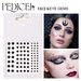 Halloween Edm Electronic Music Festival Face Stickers Eyebrow Stickers Diamond Resin Diamond Carnival Diamond Stickers Masquerade Face Decoration_viptrois.com