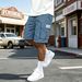 Men's Clothing Men's Straight Leg Casual Pants Size Summer Multi Color Cargo Shorts With Large Pockets Drawstring_viptrois.com