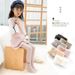 Cross-border Autumn New Korean Cotton Knitted Bow Vertical Strip Pantyhose Girls 5-8 Years Old Children's Socks 3 Base Socks_viptrois.com