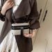 Women’s Bags New Niche Design Retro Canvas Splicing Box Bag Versatile Commuter Handbag Shoulder Messenger Lunch Box Bag_viptrois.com