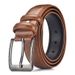 Belt new men's iron pin buckle pu belt business simple belt men's high end spot belt men_viptrois.com