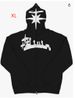 New Full Face Hoodie Zipper Sweatshirt Gothic Jacket Top Coat 1006_viptrois.com
