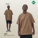 Men's Clothing Men's Wear Spring and Summer 385G Heavy T shirt Popular Fashion Brand Solid Color Loose Fashion Brand Men's Short Sleeve_viptrois.com