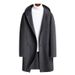 Men's Clothing Autumn and winter double sided woolen coat men's mid length hooded double sided woolen coat windbreaker men's cashmere jacket men_viptrois.com