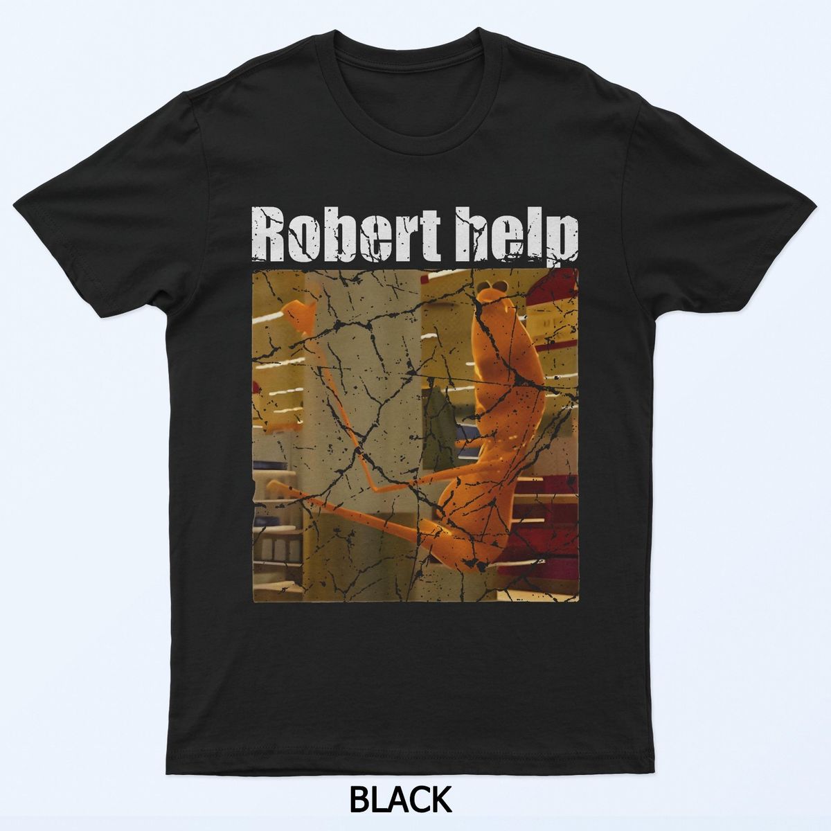 Marcus The Worm Robert Help Funny Meme T-Shirt Mens Womens Tees Top_viptrois.com