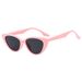 Triangular Cat Eye Sunglasses Small Sweet Face Small Men And Women Matching Sunglasses Color_viptrois.com