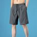 Men's Clothing Men's Shorts Summer Thin Large Size Casual Beach Pants Sports Ice Silk Loose Casual Shorts_viptrois.com