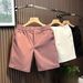 Men's Clothing High End Simple Casual Shorts Trendy Lightweight Shorts Slim Fit Pants_viptrois.com