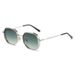 Men's Sunglasses Personalized New Retro Round Frame Metal Fashion Women's Sunglasses Trendy Gradient Lenses Versatile Simple Sunglasses_viptrois.com