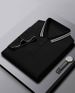 7A Antibacterial Men's Solid Color Short Sleeved Polo Shirt_viptrois.com