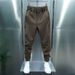 Loose Tight-fitting Pants, Spring And Autumn British Men's Dress Pants, Men's Harem Pants, Nine-inch Casual Pants_viptrois.com