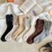2025-Furry Socks For Women's Autumn And Winter Outerwear, Paired With Burken Shoes And Mid-calf Socks_viptrois.com