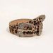 Women's Belts Retro Leopard Print Belt – Western Metal Buckle Wide Strap (Y2K & Statement)_viptrois.com