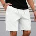 Men's Casual Stretch Denim Jeans Solid Color Five Point Shorts Loose Fit Summer New_viptrois.com