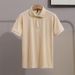 Men's Clothing Men's Trendy Harajuku Style Ice Silk Casual Top Short Sleeved Versatile Style Everyday Tee For Formal & Casual_viptrois.com