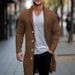 Pure Foreign Trade Cross-Border Clothing European And American Men's Mid-Length Sweer Thick Knit Twisted Cardigan Woolen_viptrois.com