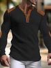 20233D Breathable Men's Casual Sweater Autumn V-neck Top Popular Buckle Spot European Retro_viptrois.com