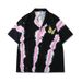 Men's Clothing Shirt Suit High Street Digital Printed Butterfly Loose Short Sleeved Shirt Suit_viptrois.com