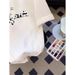Women's Panda Print T-Shirt - Soft Breathable Cotton Short Sleeve Tee, Oversized Casual Top With Cute Animal Design, Loose Fit T-Shirt For Summer_viptrois.com