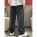 Autumn New Fashion Versatile Trendy Men's Loose Comfortable High-Quality Draped Casual Straight-Leg Long Pants_viptrois.com