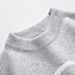Men's Embroidered Letter Crew Neck Sweater Fashion Brand Men's Street Casual Loose Pullover Sweater_viptrois.com