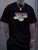 Yes 2016 Concert Tour T Shirt Blue Red Orange Roger Dean Logo Black 2XL Stretched Soft Slightly Graphic Breathable Comfortable Versatile Summer_viptrois.com